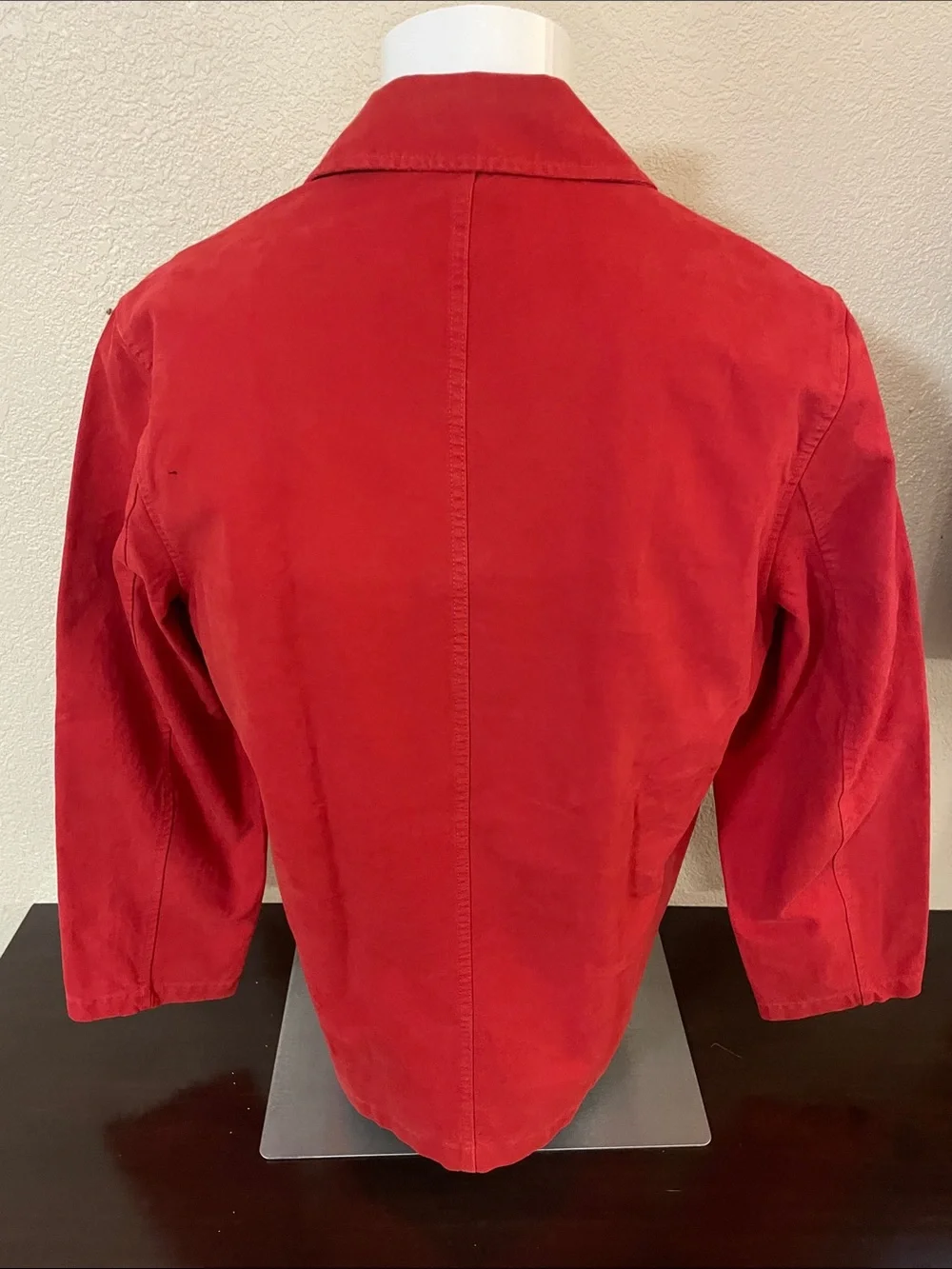 Zara Red Men's Lightweight Button-Up Shirt Jacket